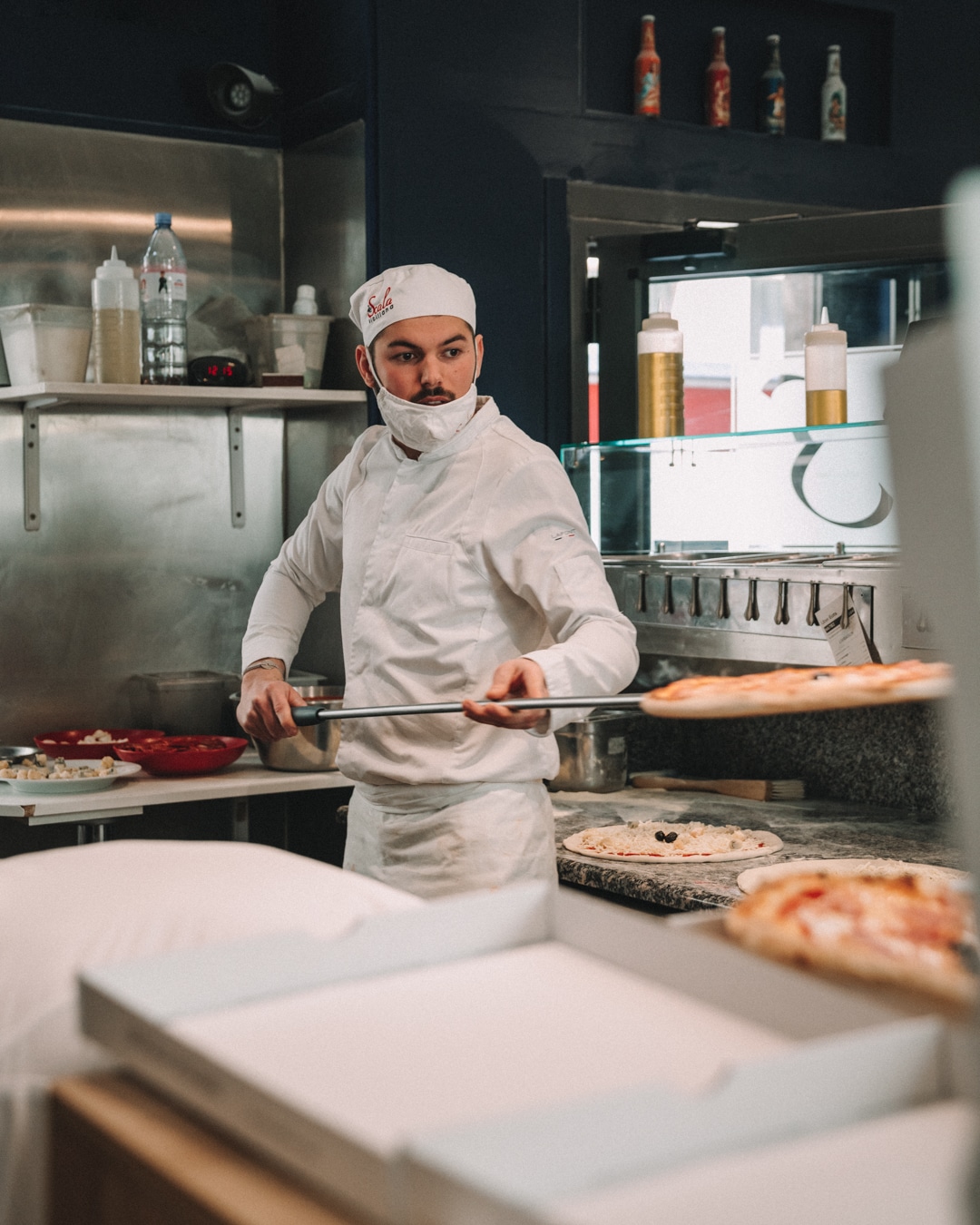 Click and collect pizza chez AntoeFabio, restaurants italiens à Lyon